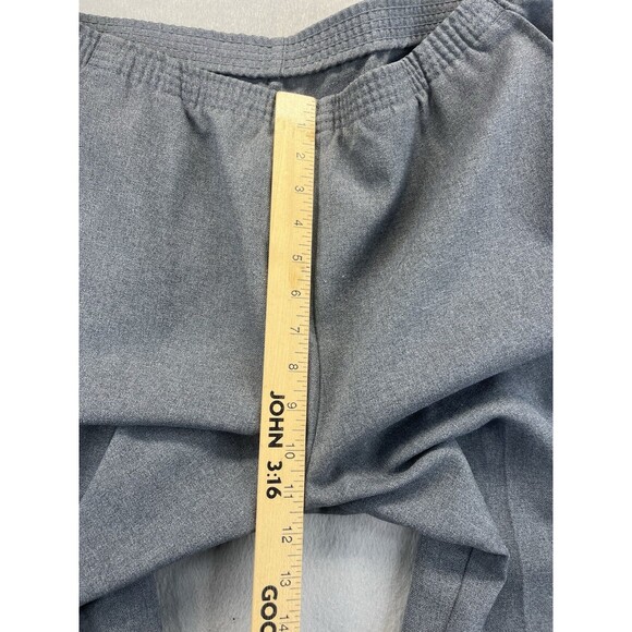 Levis Bend Over Pants Womens 16 Gray Pull On Elastic Waist USA Made Vintage - Picture 10 of 15
